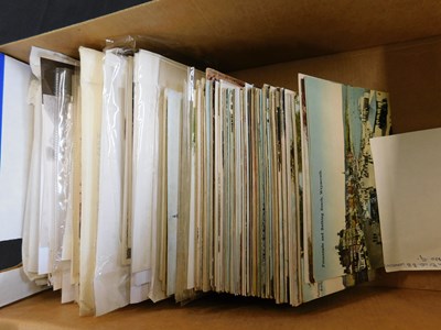 Lot 334 - Shoebox - 300 plus assorted picture postcards...