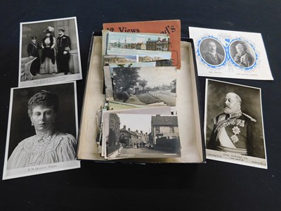 Lot 347 - Box - 150 plus topographical picture postcards...