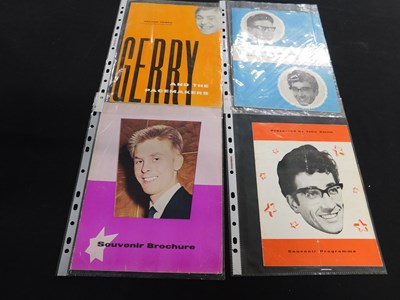 Lot 353 - Ring binder containing 7 vintage pop music...