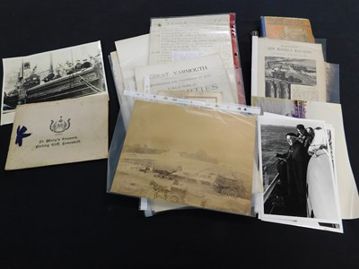 Lot 354 - Box ephemera including East Anglia interest