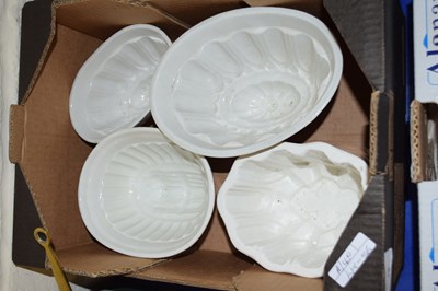 Lot 16 - FOUR POTTERY JELLY MOULDS