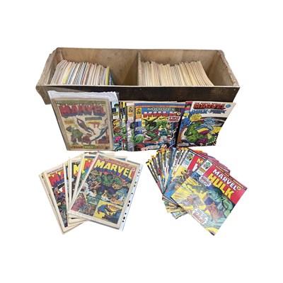 Lot 94 - A set of The Mighty World of Marvel comic book,...