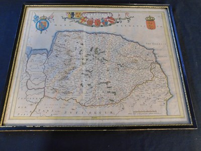 Lot 408 - Joan Blaeu: Nortfolkcia Norfolke, engraved...