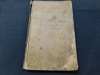 Lot 241 - THE MANOR OF WALSOKEN... Court Book with...