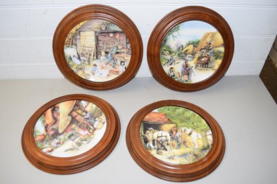 Lot 31 - FOUR ROYAL DOULTON OLD COUNTRY CRAFTS PLATES...