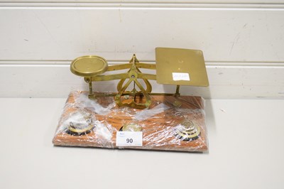 Lot 90 - VINTAGE POST OFFICE SCALES AND WEIGHTS