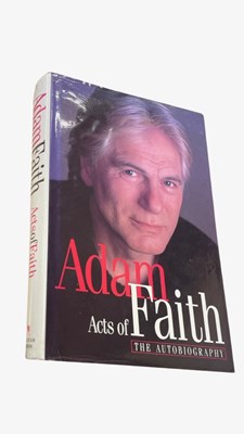 Lot 18 - A signed copy of Adam Faith's Autobiography,...