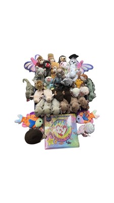 Lot 381 - A large collection of TY Beanie Baby animals...