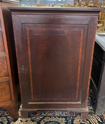 Lot 507 - A 19th Century mahogany single door side...