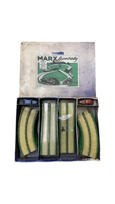 Lot 135 - A boxed Marx Speedway car racing game by Louis...