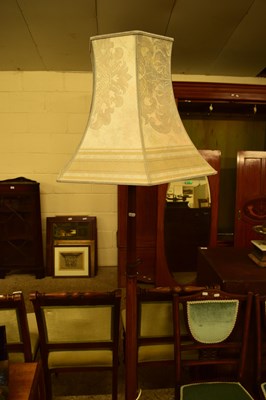 Lot 366 - STANDARD LAMP WITH MODERN SHADE