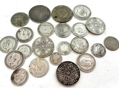 Lot 61 - Pre 1920 English silver coins to include, 2x...