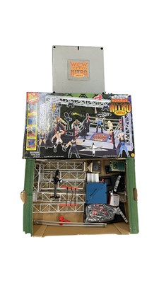Lot 290 - A boxed WCW electronic Monday Nitro Wrestling...