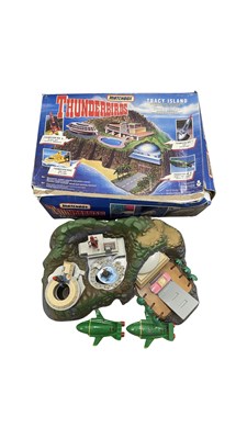 Lot 54 - A boxed Matchbox Tracy Island playset, with...