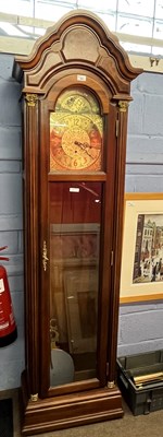 Lot 565 - A modern American long cased clock by Pearl,...