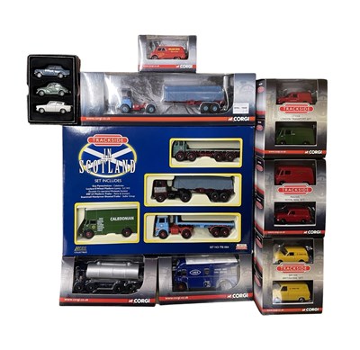 Lot 209 - A collection of boxed die-cast Corgi vehicles,...