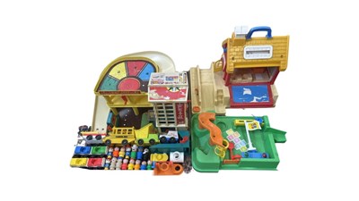 Lot 235 - A boxed Vintage Fisher Price Parking Ramp...