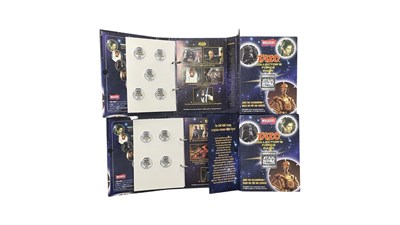 Lot 138 - 4 Star Wars Tazo collectors binders, by...