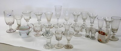 Lot 306 - A quantity of glass wares mainly 19th Century...