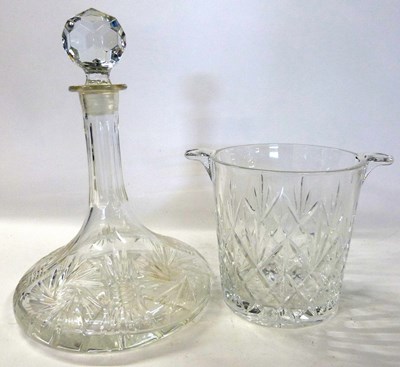 Lot 307 - A Edinburgh Crystal cut glass ice bucket...