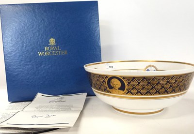 Lot 328 - A Royal Worcester vase made to commemorate the...