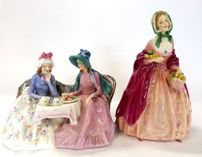 Lot 339 - A Royal Doulton figure group of Afternoon Tea...