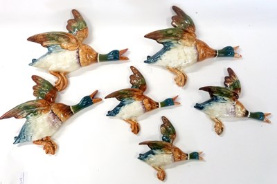 Lot 348 - A set of Beswick ducks model numbers 123 and 4,...