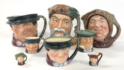 Lot 354 - Group of Royal Doulton character jugs...