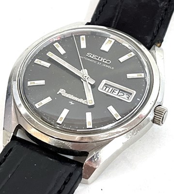 Lot 301 - Seiko Powermatic 5106 9000 gents wristwatch,...