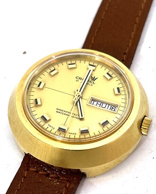 Lot 317 - A Cronel gents wristwatch, the watch has a...