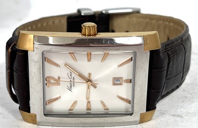 Lot 322 - Kenneth Cole, New York gents wristwatch, the...