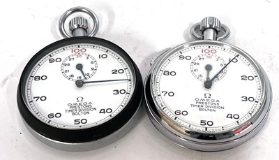 Lot 328 - Two Omega Stopwatches, both have manually...