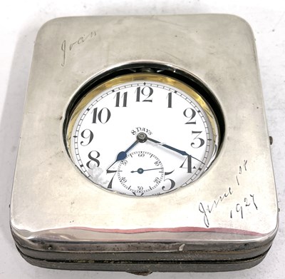 Lot 329 - A Goliath pocket watch in a silver display...