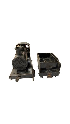 Lot 28 - A Bing/Bassett-Lowke 0 gauge 4-4-0 King Edward...