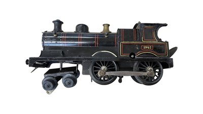 Lot 166 - A Bing/Bassett-Lowke 0 gauge 4-4-0 Locomotive...