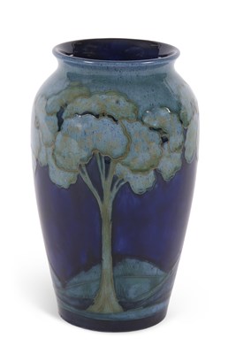 Lot 69 - A tall Moorcroft vase c.1925 decorated with...