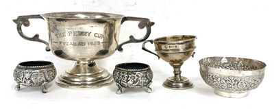 Lot 22 - Mixed Lot: A twin handled small trophy...