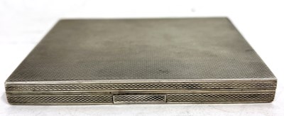 Lot 81 - A Czechoslovakian silver cigarette case of...