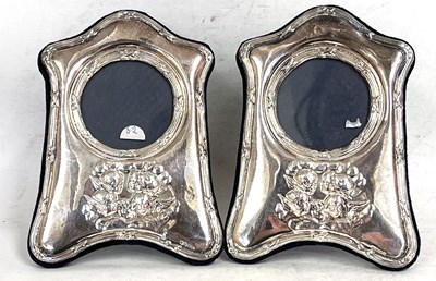 Lot 188 - A pair of modern silver fronted photograph...