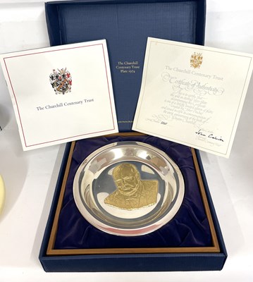 Lot 222 - Churchill Centenary Trust Plate, the centre...