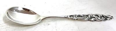 Lot 232 - Vintage Norweigan 830S white metal spoon with...