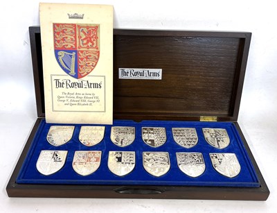 Lot 244 - The Royal Arms Silver Shield Ingot Collection,...