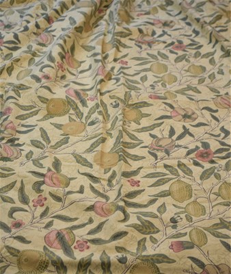 Lot 189 - A pair of curtains by Sanderson, cotton with...