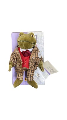 Lot 324 - A boxed Steiff Wind in the Willows Toad with...