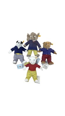 Lot 321 - A collection of Steiff Rupert the Bear...