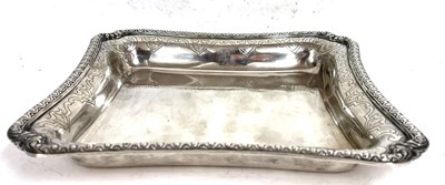 Lot 274 - A Vintage Cardeilhac Paris white metal dish...