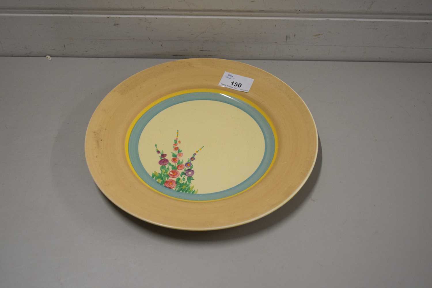 Lot 150 - WILKINSON & CO CLARICE CLIFF DINNER PLATE