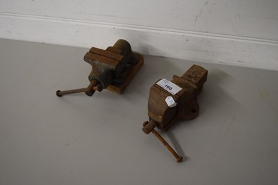 Lot 160 - TWO SMALL BENCH VICES