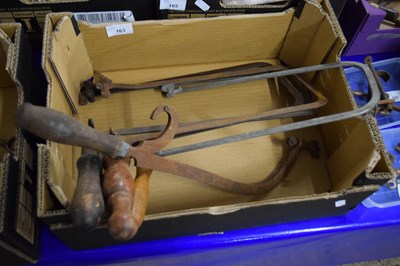 Lot 163 - BOX OF VINTAGE FRET SAWS