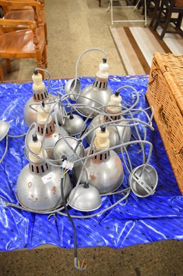 Lot 194 - SIX INDUSTRIAL LIGHT FITTINGS